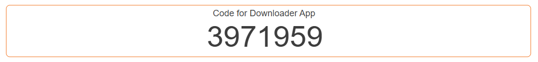 Code for Downloader App